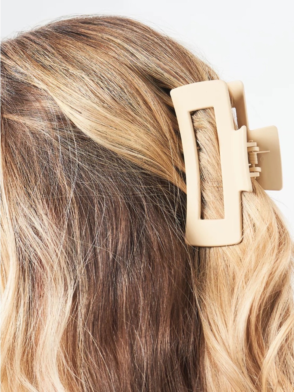 GIMME beauty Thick Hair Rectangular Claw Clips in Tam/Pink BRAND NEW - Picture 4 of 6